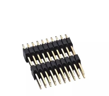 1.27mm Pitch 8 Pin POGO Pin Connector ربيع محمل الرأس سوكيت PCB صف واحد