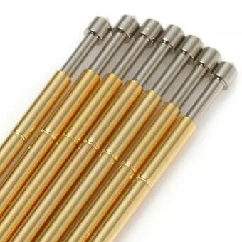 1A DIP T Probe POGO Pin Gold Plated Spring Loaded Pcb Test Pins 1.05 مليمتر